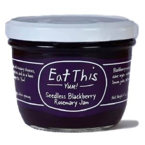 Seedless Blackberry Rosemary Jam – Tub – 32oz