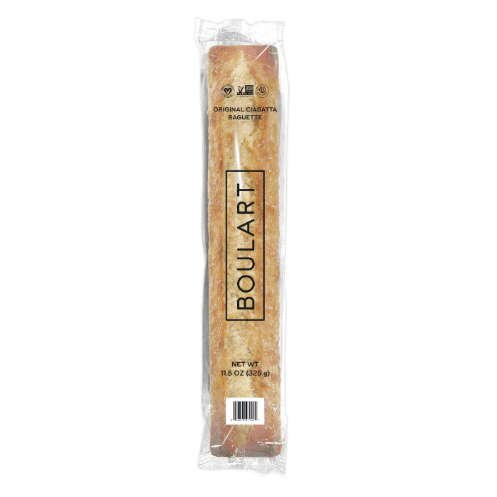 Boulart – Baguette Ciabatta Individual Bag, 11.5 oz – Pack of 18