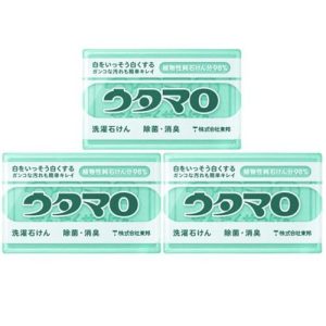 Toho Utamaro Stain Removal Laundry Soap 133g x 3 bar Made in JAPAN – Tokyo Sakura Mall
