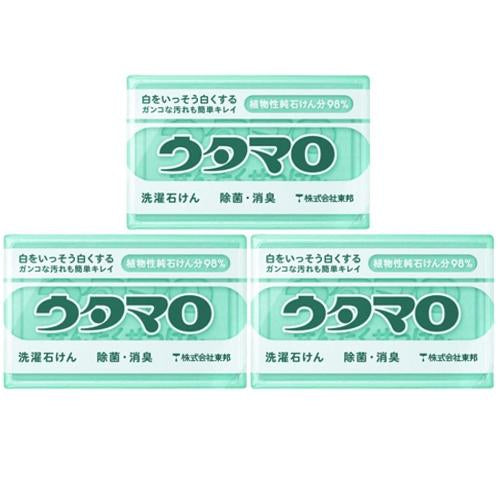 Toho Utamaro Stain Removal Laundry Soap 133g x 3 bar Made in JAPAN – Tokyo Sakura Mall