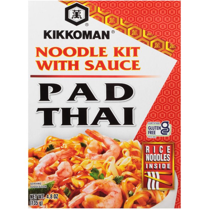 Kikkoman – Kit Noodle Pad Thai 4.8 Oz – Pack Of 6