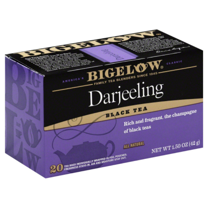 Bigelow – Darjeeling Tea, 20 Bags, 1.18 oz | Pack of 6