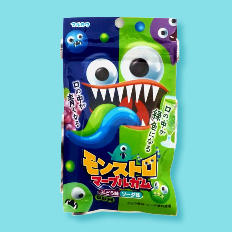 Marukawa Monster Marble Gum – Grape & Soda