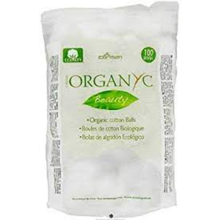 ORGANYC COTTON BALL 100 PC – Pack of 1