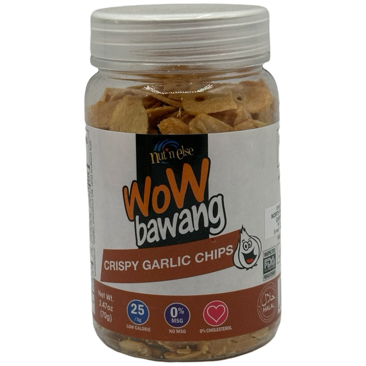 Nut n Else – WoW Bawang – Crispy Garlic Chips – 70 G