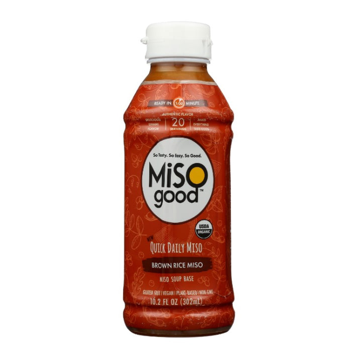 Misogood Rice Brown Miso Concentrate 10.2 Oz – Pack of 6