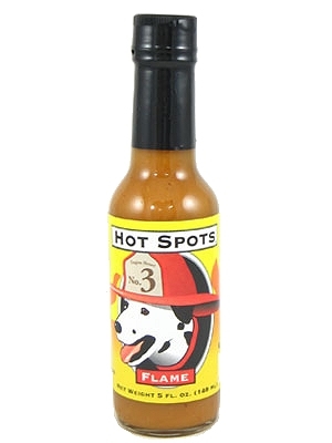 Hot Spots Flame Hot Sauce, 5oz.