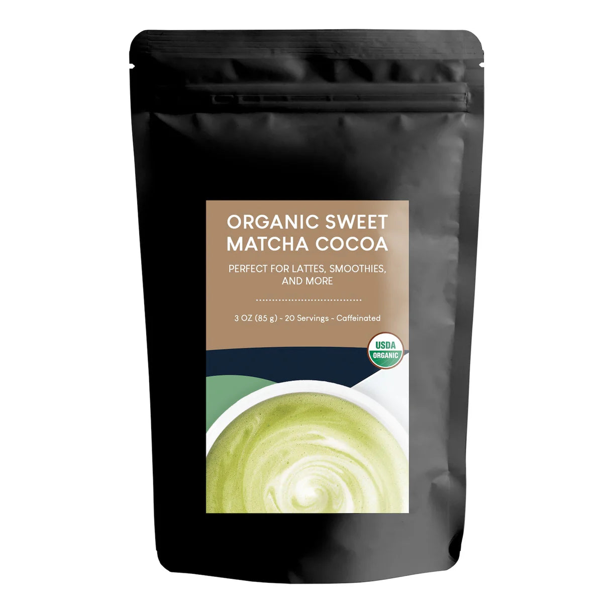 Organic Sweet Matcha Cocoa Retail Bags – Case of 6
