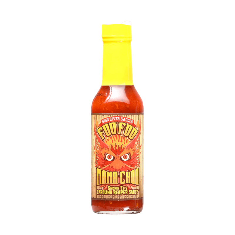 High River Sauces Foo Foo Mama Choo Smokin’ Ed’s Carolina Reaper Sauce