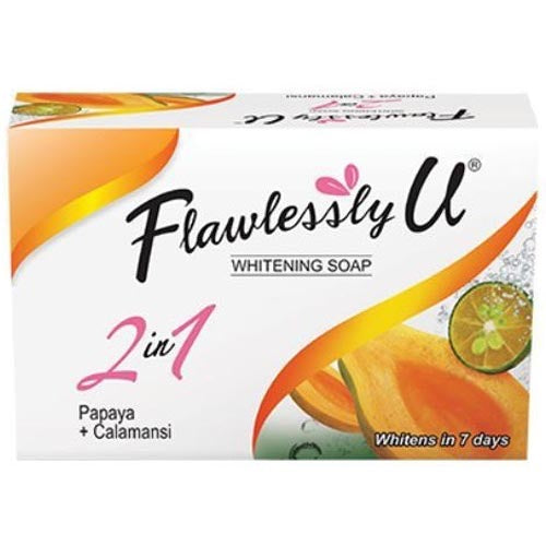Flawlessly U – Soap – 2 in 1 – Orange Papaya + Calamansi (ORANGE) – 125 G