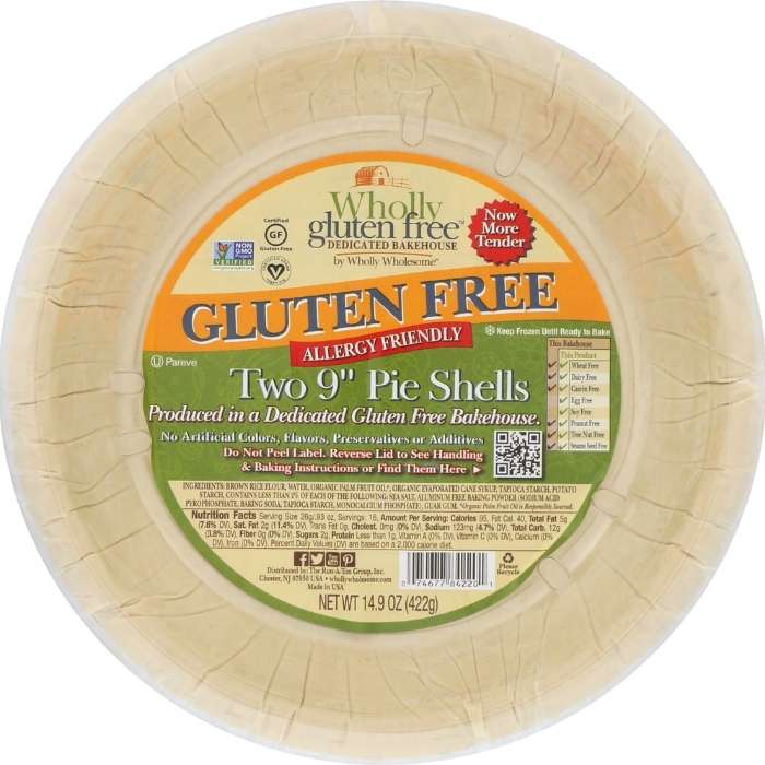 Wholly Wholesome – Pie Shells, 2-Pack | Multiple Choices