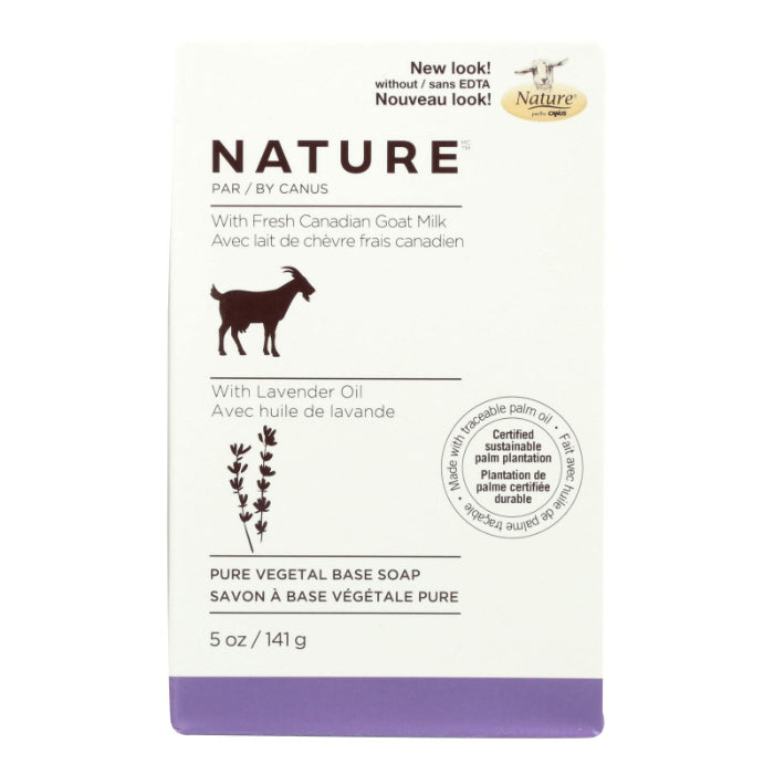 Nature By Canus – Lavender Vegetable-Based Soap Bar 5 Oz – Pack Of 1