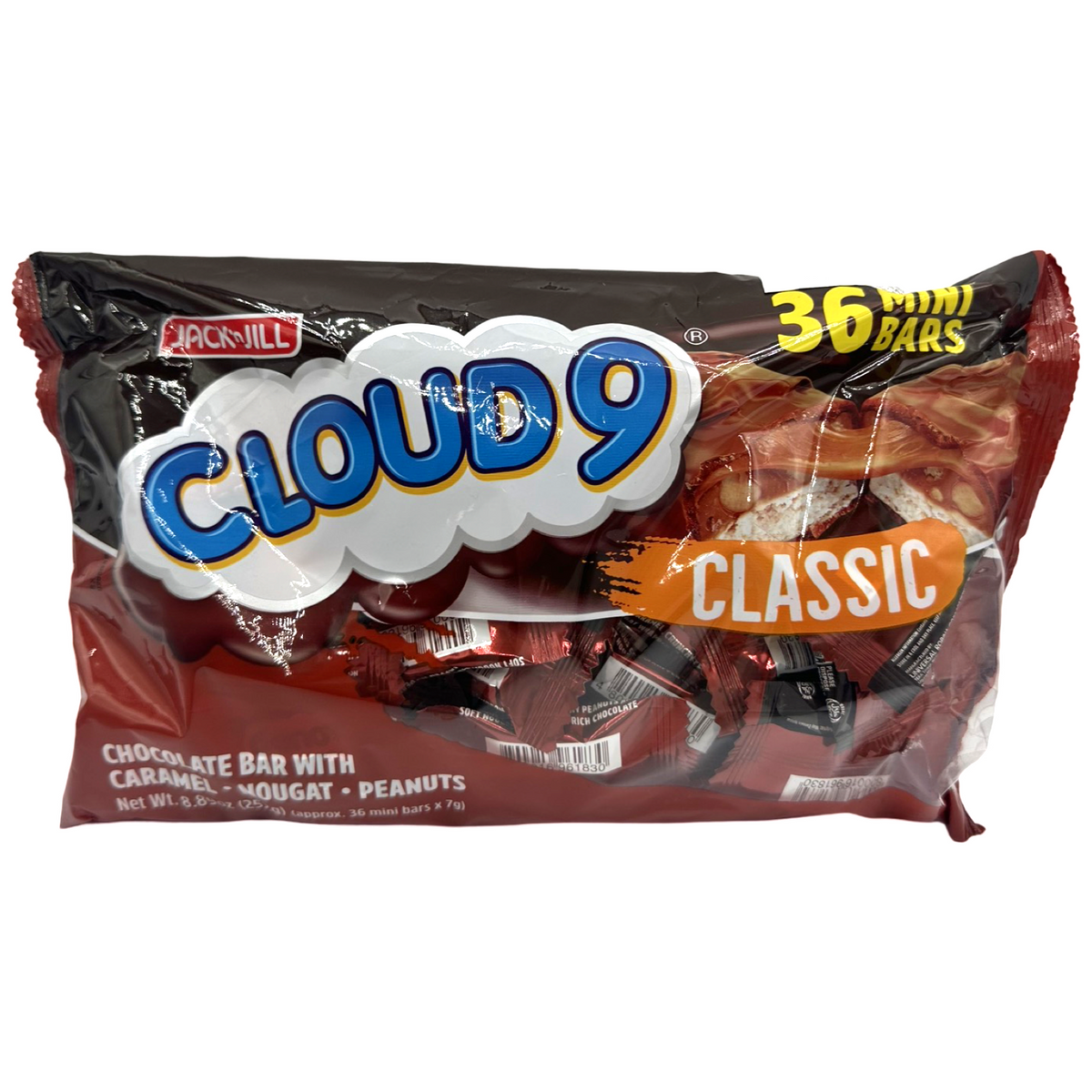 Jack ‘n Jill Cloud 9 Chocolate Mini Bar – 36 Pack