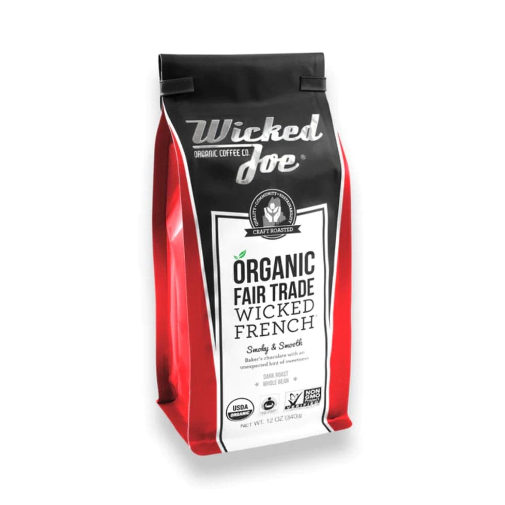 Wicked Joe – Dark French Roast Ground Coffee Original, 12 oz