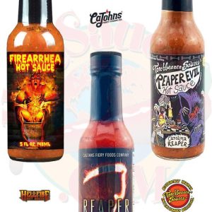 Reaper Evil Firearrhea Hot Sauces Gift Set, 3/5oz.