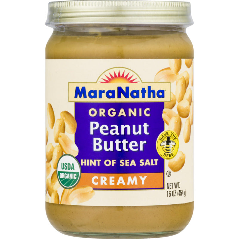 Maranatha – Peanut Butter Creamy Salted Organic, 16 Oz – Pack of 6