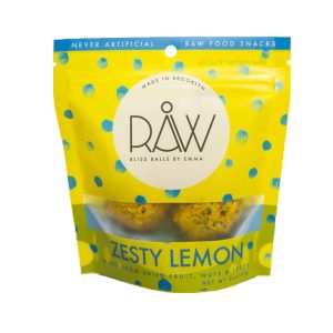 Zesty Lemon RAW Bliss Balls – 20 x 1 bag (2oz)