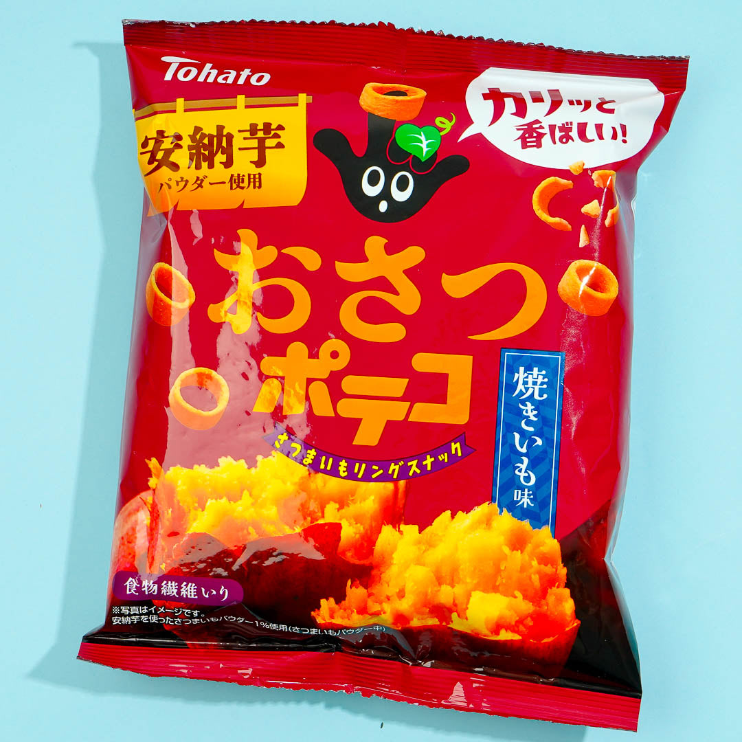 Tohato Osatsu Poteco Potato Rings – Grilled Sweet Potato