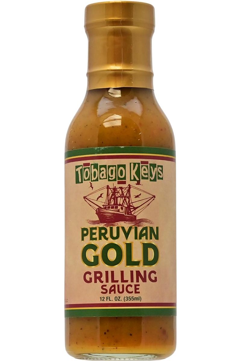 Tobago Keys Peruvian Gold Grilling Sauce, 12oz.