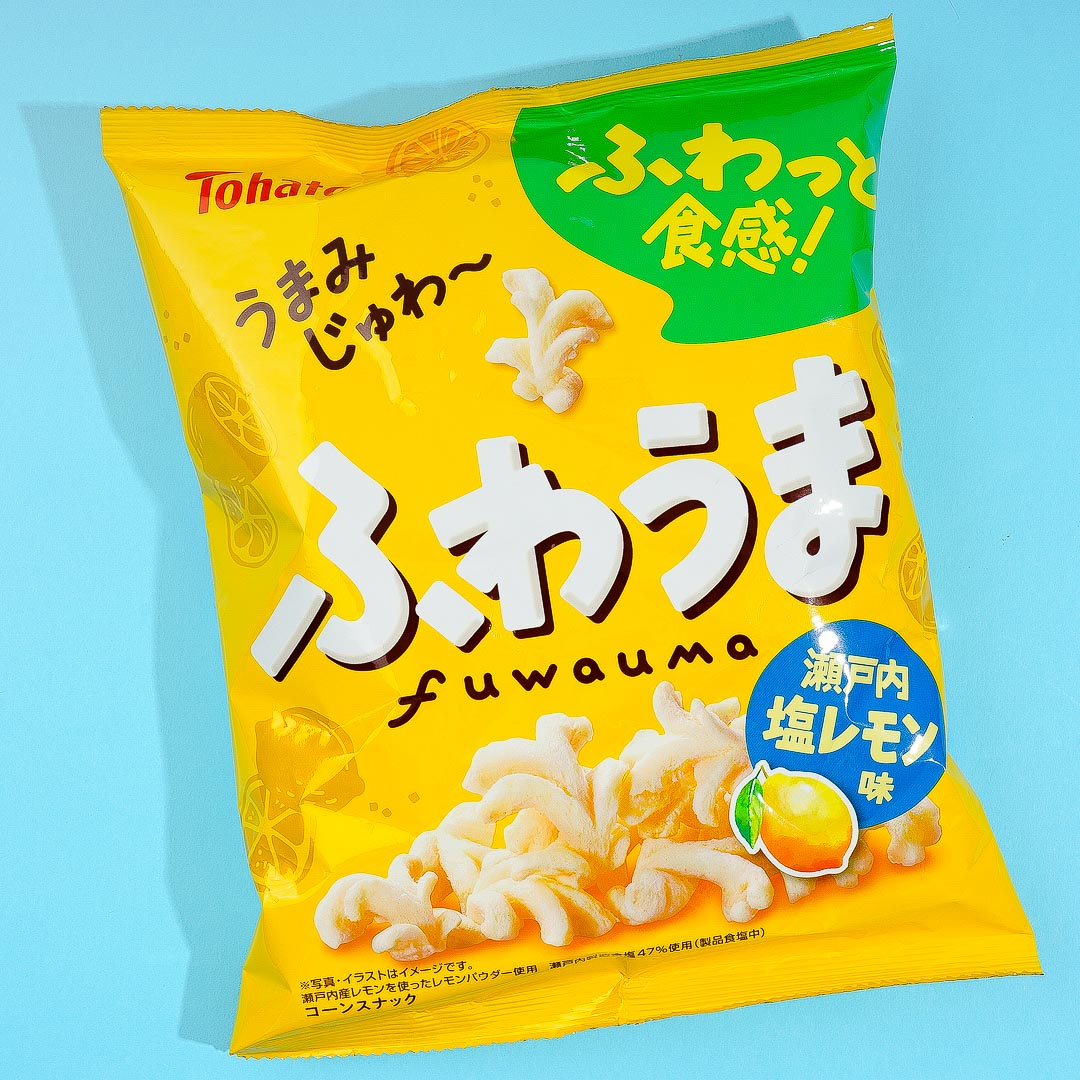 Tohato Fuwauma Salty Corn Snacks – Lemon