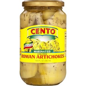 Cento – Roman Artichokes Stem Marinated, 19.6 Floz (Pack of 6)