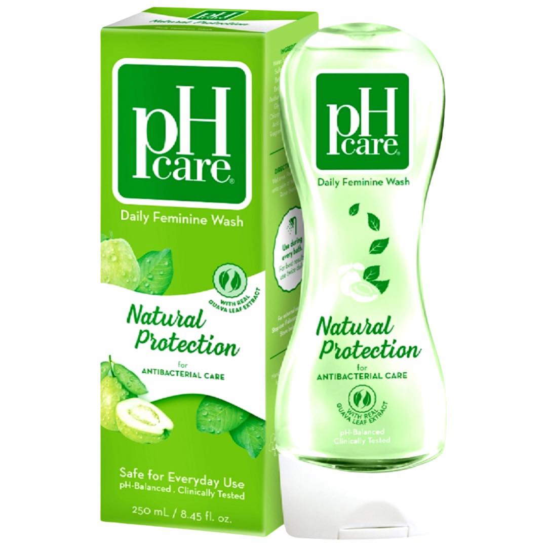 pH Care – Daily Feminine Wash – with Real Guava Leaf Extract – Natural Protection – For AntiBacterial Care – 250 ML