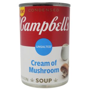 Campbell’s Condensed Unsalted Cream of Mushroom Soup -10.5 oz.