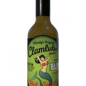 Woody’s Original Clamlube Brand Sea Ghost Vivacious Verde Hot Sauce, 5oz.