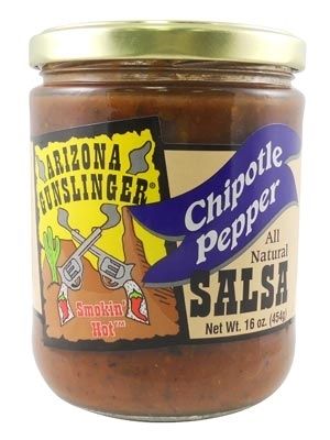 Arizona Gunslinger Chipotle Pepper Salsa, 16oz.