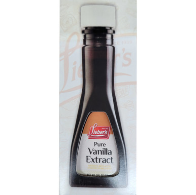 Lieber’s Pure Vanilla Extract, Kosher for Passover, 2 fl oz