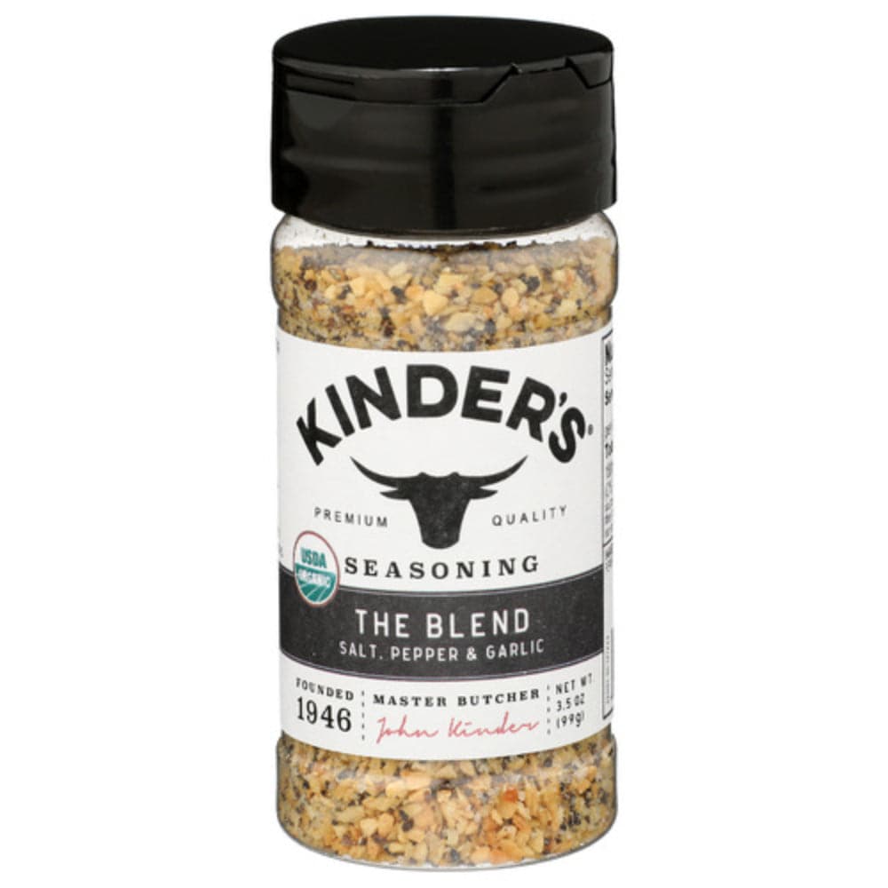 Kinder’s – Seasoning The Blend Salt, Pepper & Garlic, 3.5 Oz
