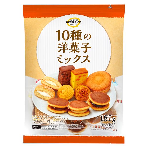 Topvalu, Cake Assort, 10 kinds, Sweet Potato, Pan Cake Sandwiches, etc