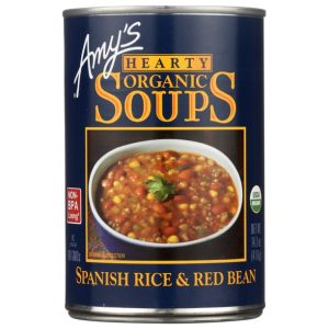 Amy’s – Hearty Organic Soups Spanish Rice And Red Bean, 14.7 Fl Oz | P