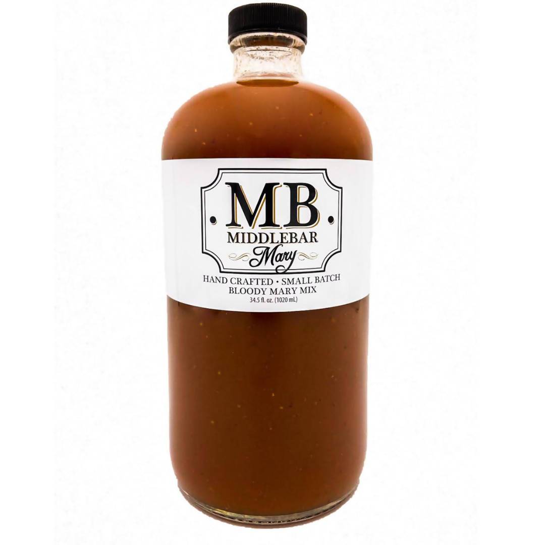 Middle Bar Bloody Mary Mix, Small Batch Hand Made (Mocktail) – 6 Bottles x 16oz