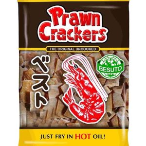 Besuto – Prawn Crackers Flavored Chips – The Original – Uncooked – Besuto – Just Fry in Hot Oil – 250 G