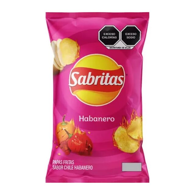 Sabritas Habanero 48g – Mexico (Case of 12)