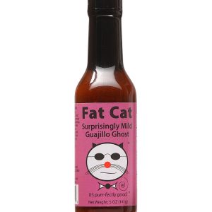 Hot Sauce Fat Cat Surprisingly Mild Guajillo Ghost 5 oz Heat 4