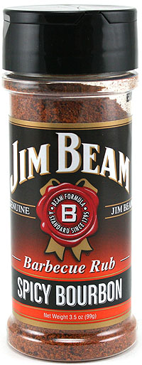 Jim Beam Spicy Bourbon Barbecue Rub, 3.5oz.