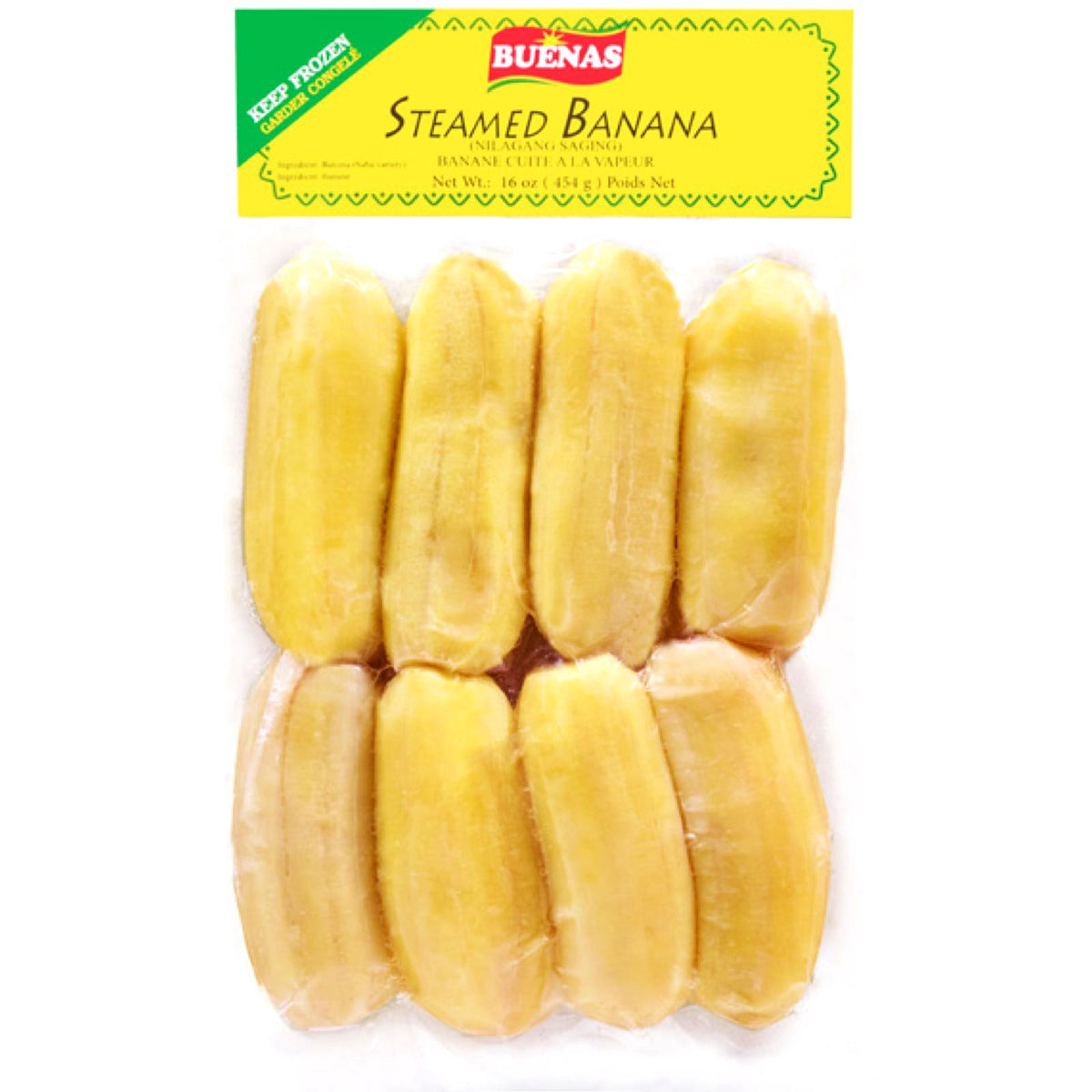 Buenas – Steamed Banana – SABA – Nilagang Saging – 16 OZ