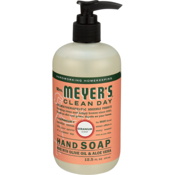 Mrs. Meyers Clean Day Soap Hand Liquid Geranium 12.5 Oz – Pack of 3