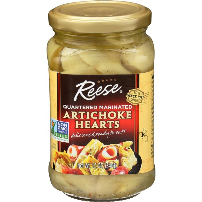 Reese Marinated Artichoke Hearts 12 Oz – Pack Of 12