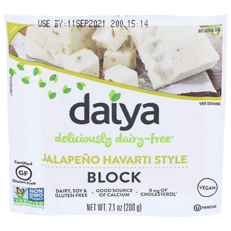 Daiya – Jalapeno Garlic Harvarti Style Cheese Block, 7.1oz
