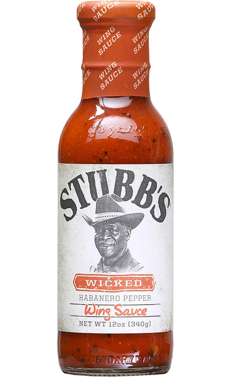 Stubb’s Original Wicked Habanero Pepper Wing Sauce, 12oz.