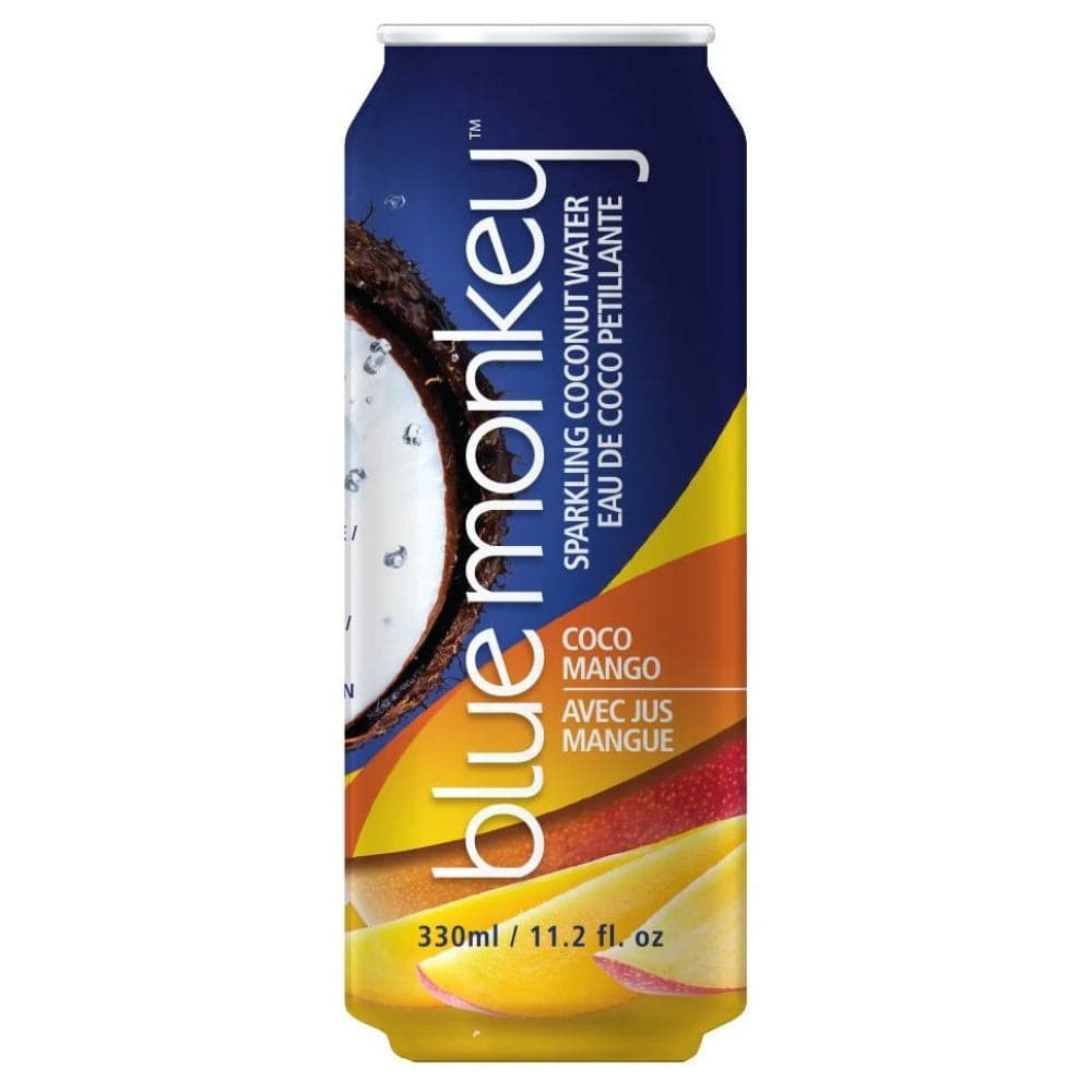 Blue Monkey – Sparkling Coconut Water, Mango, 11.2 fl oz