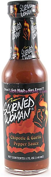 Scorned Woman Chipotle & Garlic Hot Sauce, 5oz.
