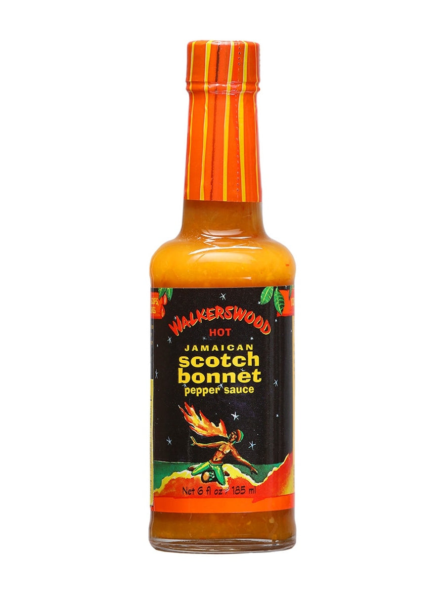 Hot Sauce Walkerswood Jamaican Scotch Bonnet 6 oz Heat 6