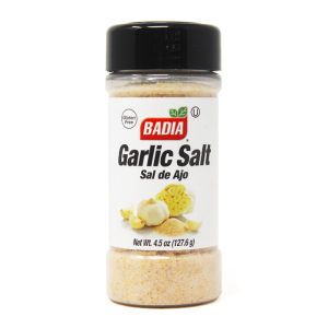 Badia – Garlic Salt, 4.5 oz – Pack of 8