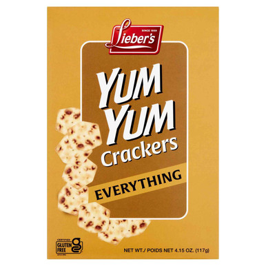 Lieber’s Everything Crackers, Kosher for Passover, 4.15 oz