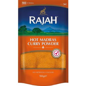 Rajah Madras Curry Powder Hot, 100g
