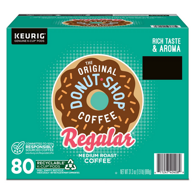 The Original Donut Shop Coffee Medium Roast K-Cup Pods, Regular, 80 ct.